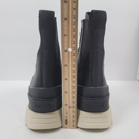 Sorel Brex Lace Up Women's Waterproof Black Leather Boots US Size 7.5 NWOT - Picture 8 of 10